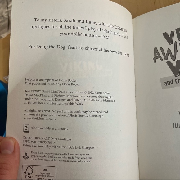 Velda The Awesomest Viking And The Ginormous Frost Giants Book NEW Paperback - Picture 4 of 4